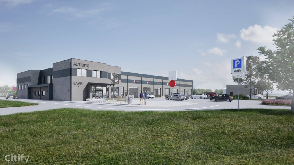 CSDD Tehniskās apskates stacija (Latgales iela 456B) - Service terminal - visualization