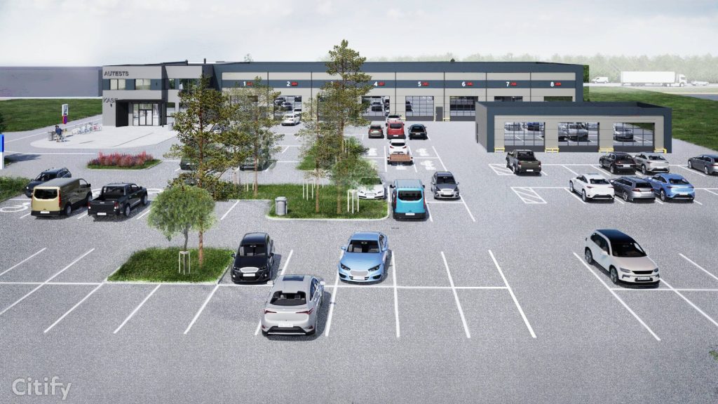 CSDD Tehniskās apskates stacija (Latgales iela 456B) - Service terminal - visualization