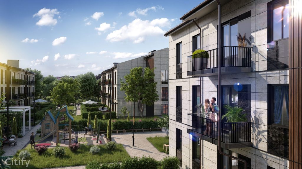 Marupe Urban Village (Lielā iela 115, Krēsliņu iela 15) - Multi apartment - visualization