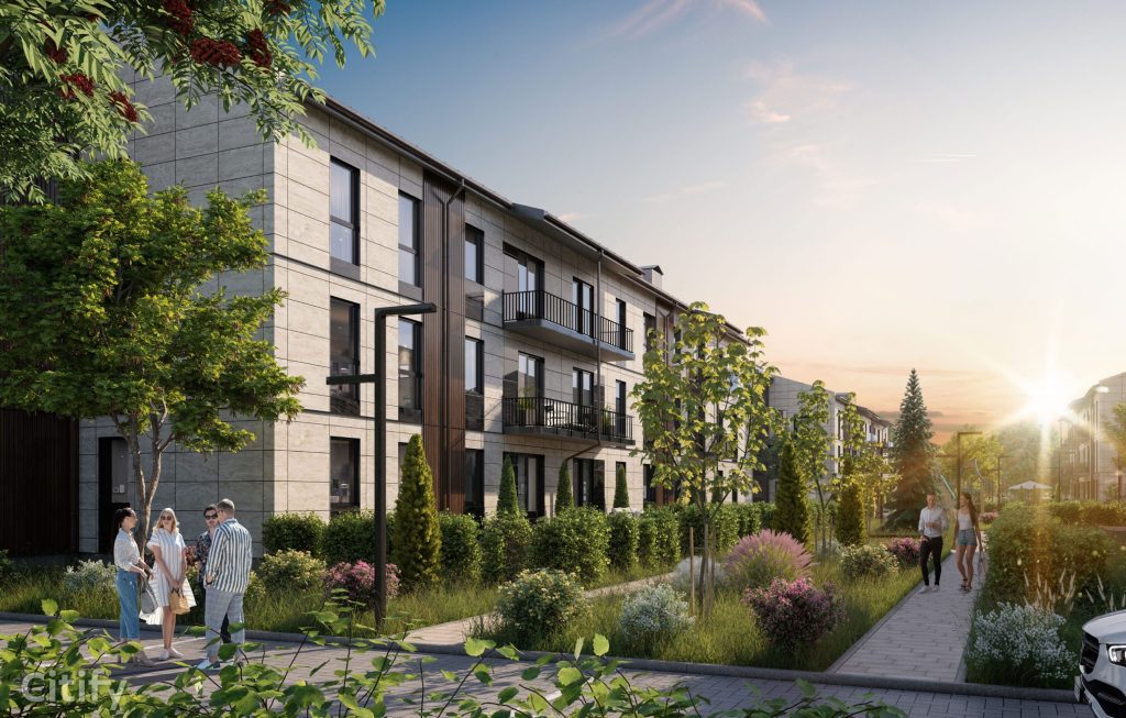 Marupe Urban Village (Lielā iela 115, Krēsliņu iela 15) - Multi apartment - visualization