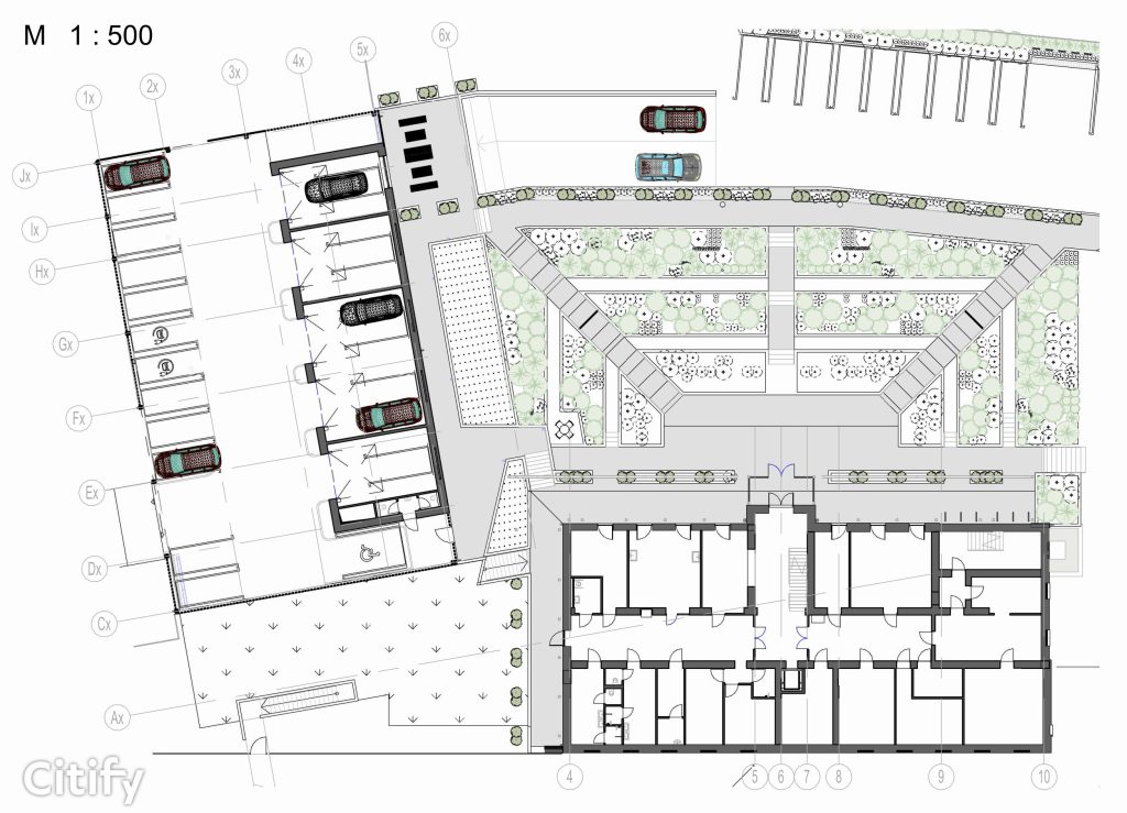 Rīgas meži biroji - Margrietas iela 4 (Margrietas iela 4) - Office center - visualization