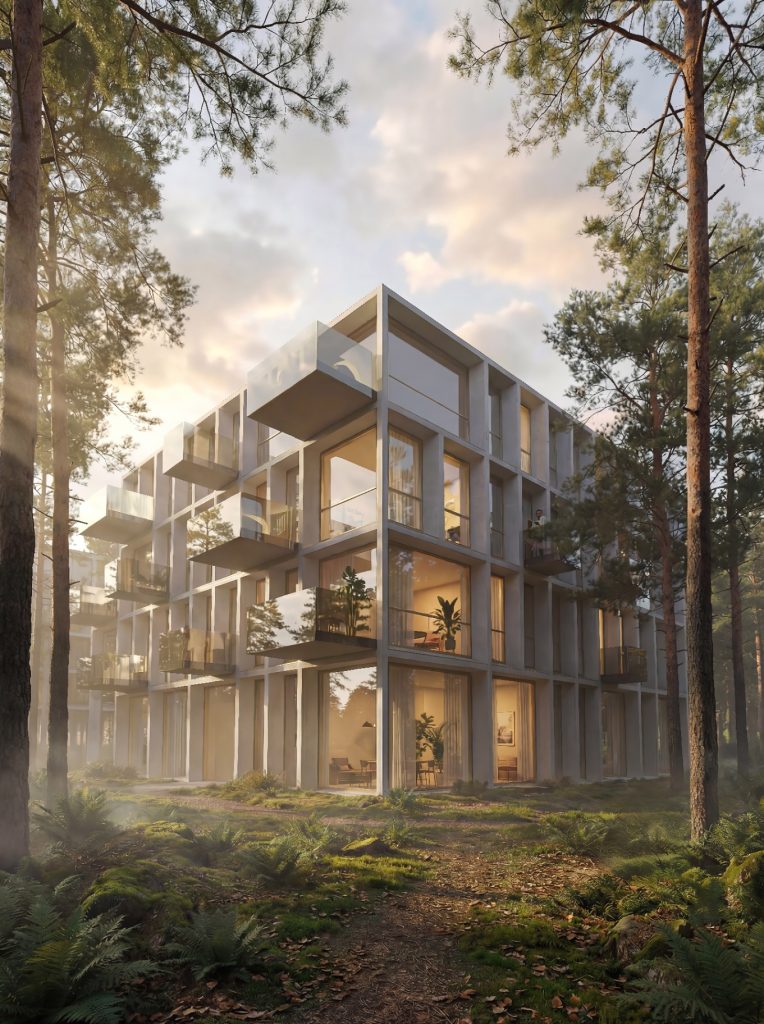 Ro verde (Medekšinės g. 17A) - Daugiabutis - vizualizacija