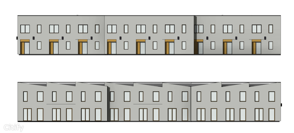 Pečorītes iela 19 (Pečorītes iela 19) - Row housing - visualization