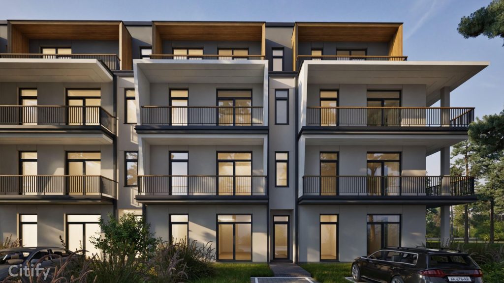 Sun Sail (Pilsoņu iela 14) - Multi apartment - visualization