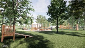 Pleskodāles muižas parka labiekārtošana (Kalnciema iela 160) - Park