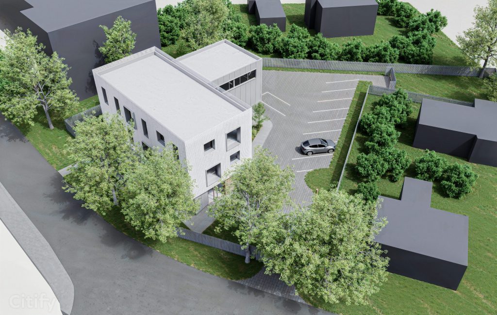 Rucavas iela 25 (Rucavas iela 25) - Verslo centras, Automobilių centras - vizualizacija