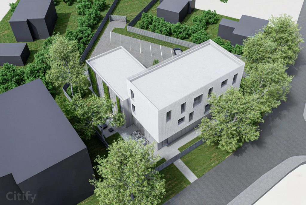 Rucavas iela 25 (Rucavas iela 25) - Verslo centras, Automobilių centras - vizualizacija