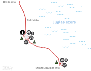 Juglas ezera pastaigu takas “Sajūti Juglu” turpinājums visuaalne