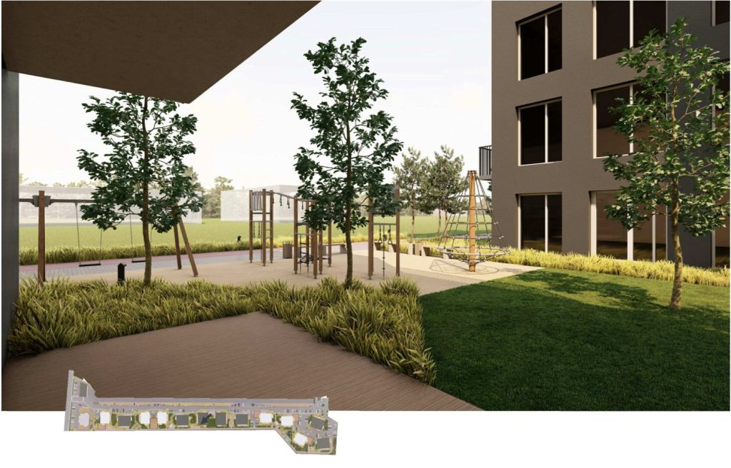 Ąžuolyno uoksai (Šaldytuvų g. 42) - Multi apartment - visualization