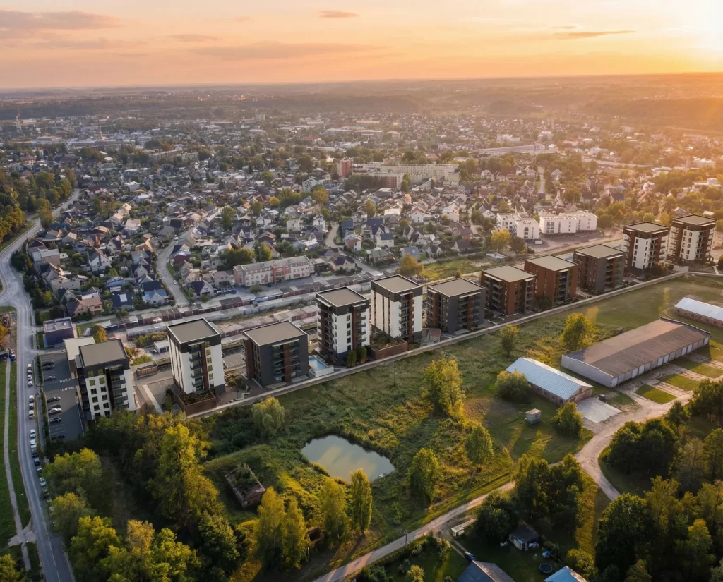 Ąžuolyno uoksai (Šaldytuvų g. 42) - Multi apartment - visualization