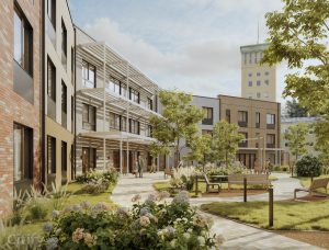 Adoro sociālās aprūpes centrs – Šmerļa iela 3A vizualizācija