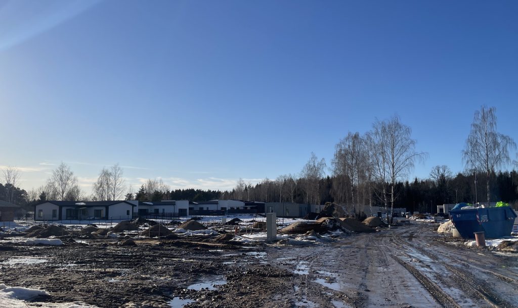 ROOTHAUS (Šermuonėlių g. 1, 2, 3, 4, 5, 6 - 19) - Privātmāju kopienas - būvdarbu attēli