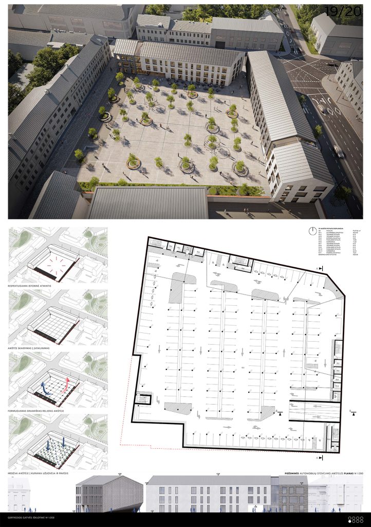 Steigiamojo Seimo aikštė (J. Jablonskio g.) - Square - visualization