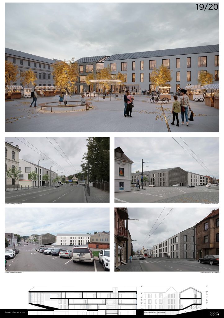 Steigiamojo Seimo aikštė (J. Jablonskio g.) - Square - visualization