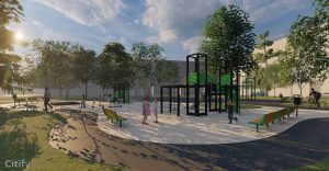 Rotaļu un sporta laukums Ziepniekkalnā (Tadaiķu iela) - Sports field or court, Other open space