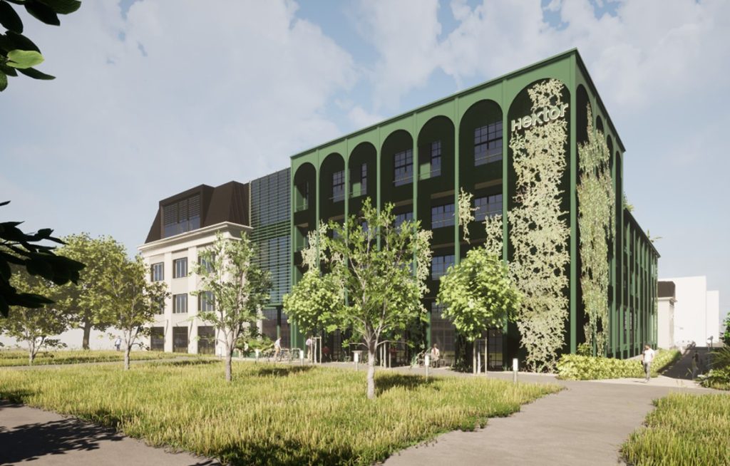 Hektor Design Hostel Tartu laiendus (Riia 26) - Co-living, Maitinimo įstaiga, Viešbutis - vizualizacija