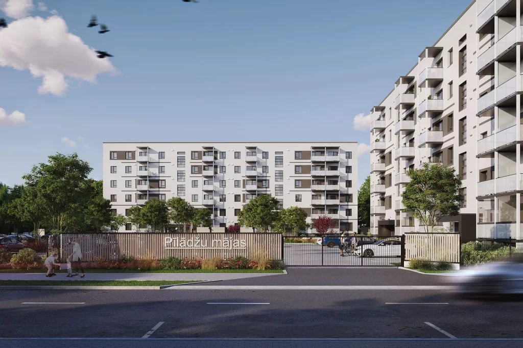 Pīlādžu mājas - 2. kārta, 2-3. ēkas (Tumes iela 27, 27A) - Multi apartment - visualization