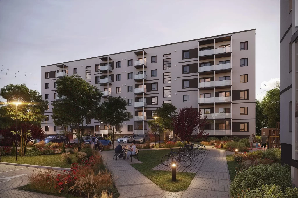 Pīlādžu mājas - 2. kārta, 2-3. ēkas (Tumes iela 27, 27A) - Multi apartment - visualization