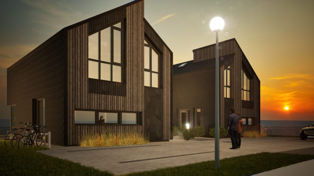 Vaivorykštės g. 64B (Vaivorykštės g. 64B) - Private house community - visualization