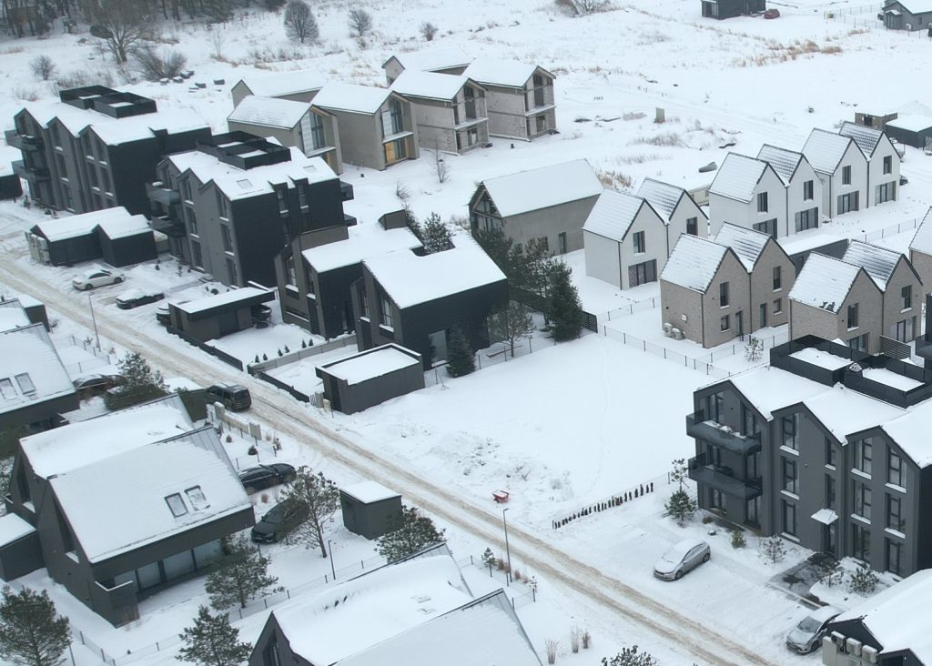 Vaivorykštės g. 64B (Vaivorykštės g. 64B) - Privātmāju kopienas - būvdarbu attēli