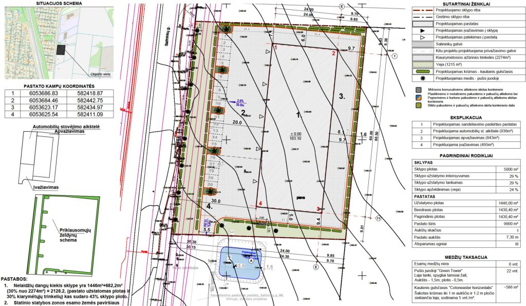 Valčiūnų g. 1 (Valčiūnų g. 1) - Warehouse / Distribution center - visualization