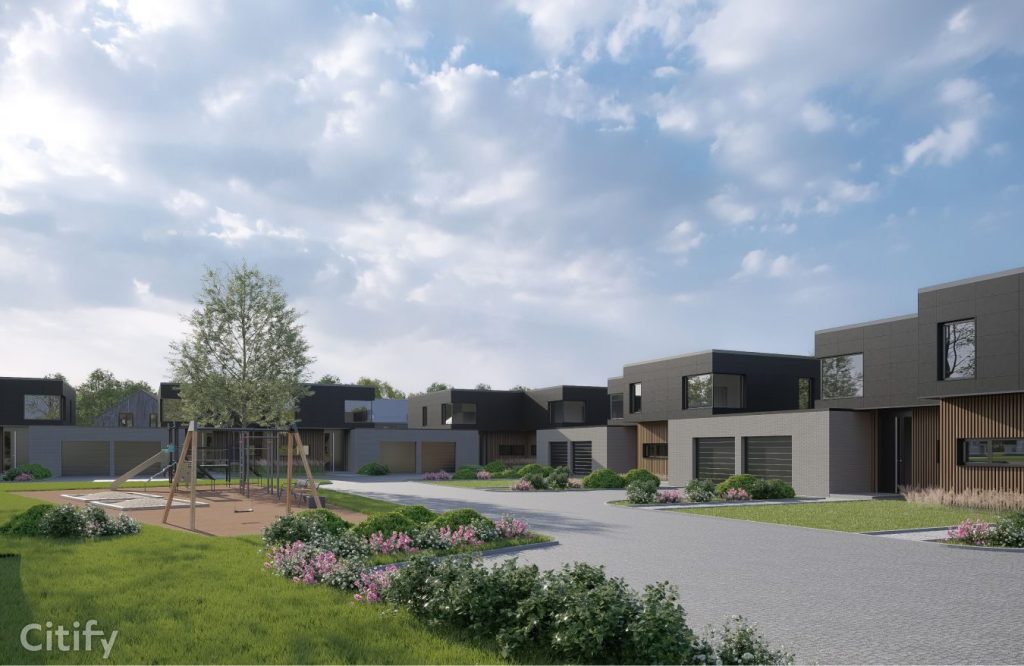 Kupenas (Viesturu ielā 2) - Row housing - visualization