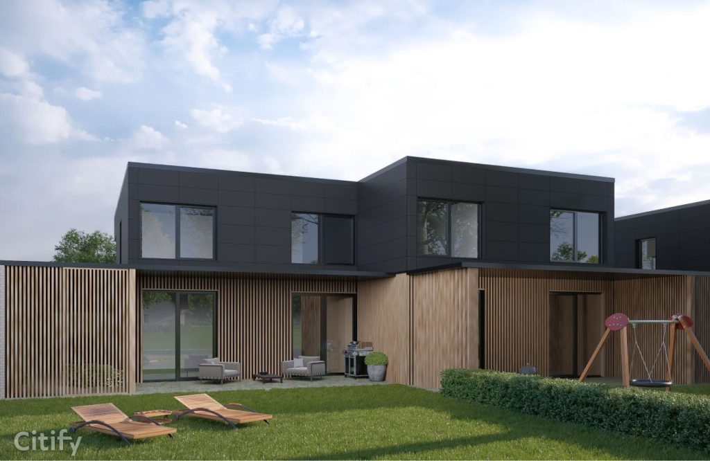 Kupenas (Viesturu ielā 2) - Row housing - visualization