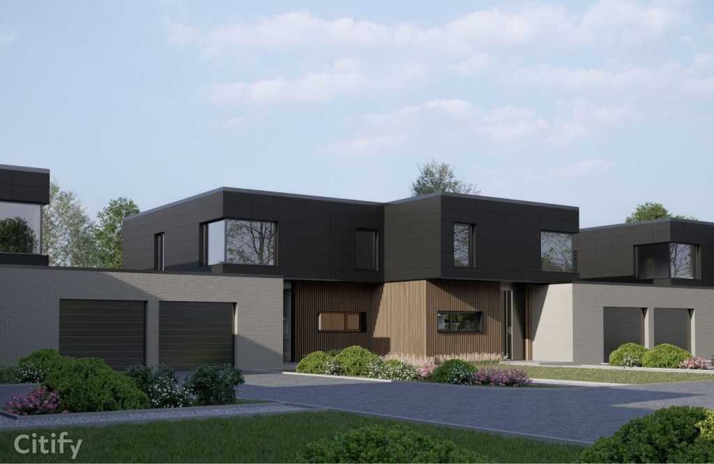 Kupenas (Viesturu ielā 2) - Row housing - visualization