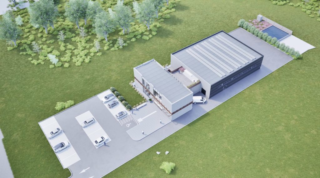 Žaros g. 12 (Žaros g. 12) - Noliktava / Izplatīšanas centrs - vizualizācija