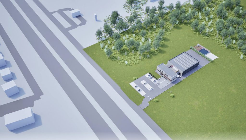 Žaros g. 12 (Žaros g. 12) - Noliktava / Izplatīšanas centrs - vizualizācija