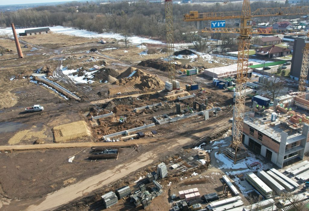 Matau Kauną 3 etapas (Antakalnio g. 42) - Daugiabutis - statybų nuotraukos