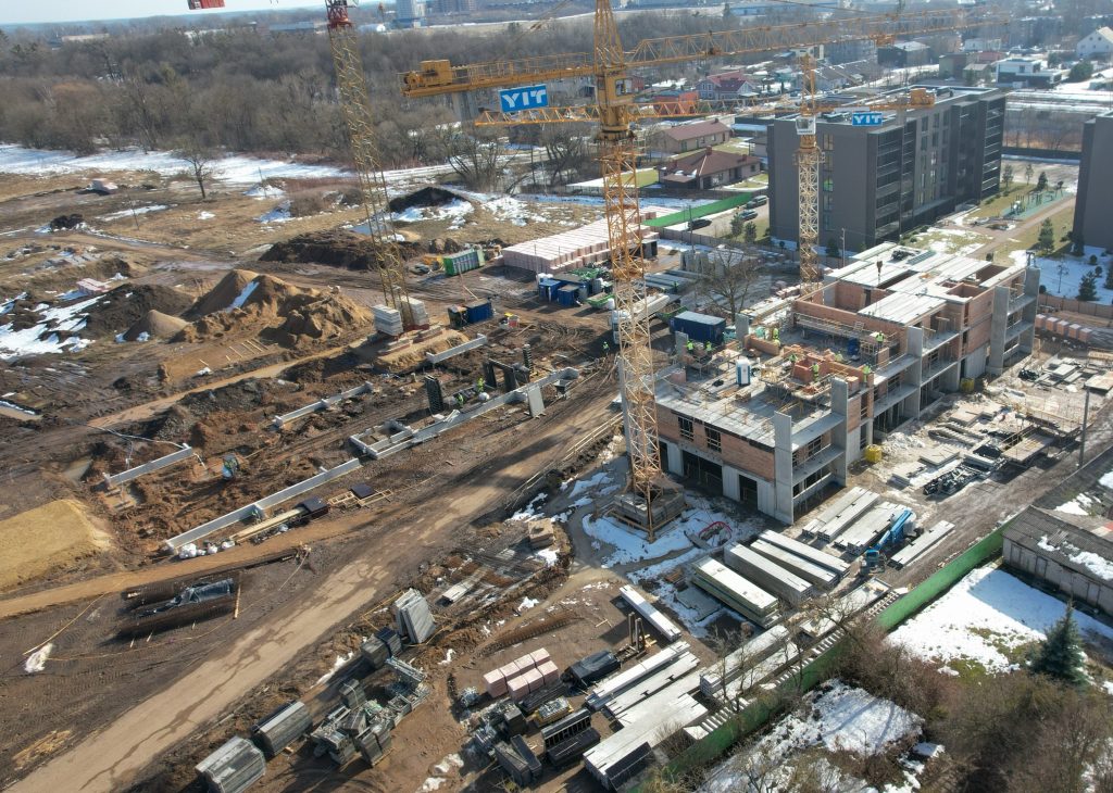 Matau Kauną 3 etapas (Antakalnio g. 42) - Daugiabutis - statybų nuotraukos