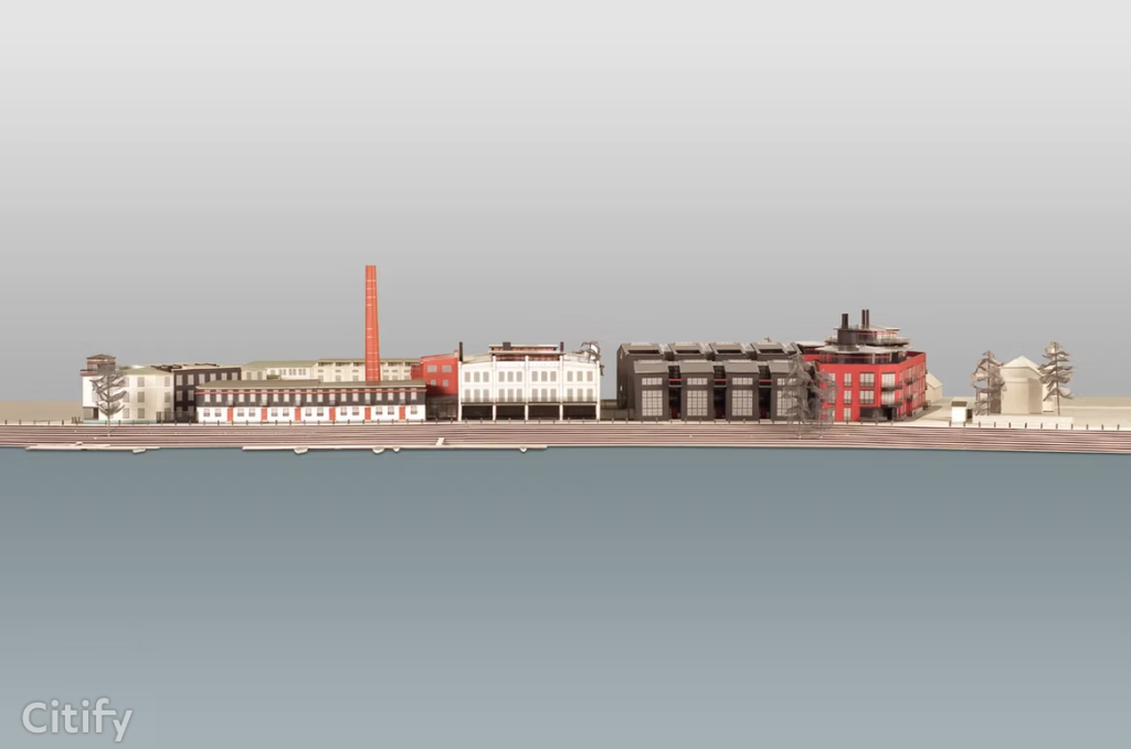 Ģipša Fabrika (Balasta dambis 70, 70B, 70C, 70D, 70E, 72) - Multi apartment - visualization