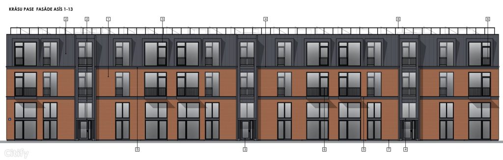 Valdlauču parks (Cītaru iela 5) - Multi apartment - visualization