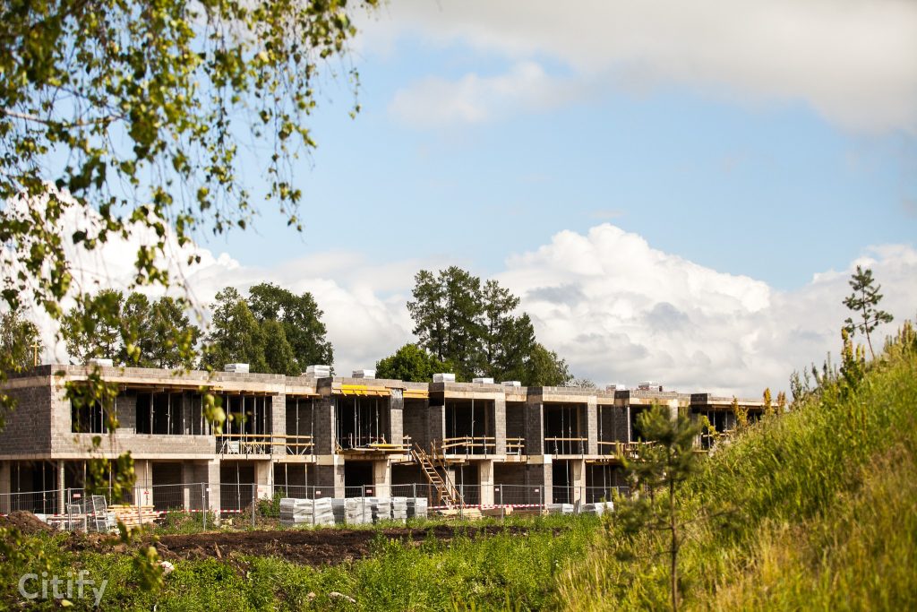 Mežaparka Rezidences - Jaunā Mežaparka iela 46 (Jaunā Mežaparka iela 46) - Row housing - construction photos