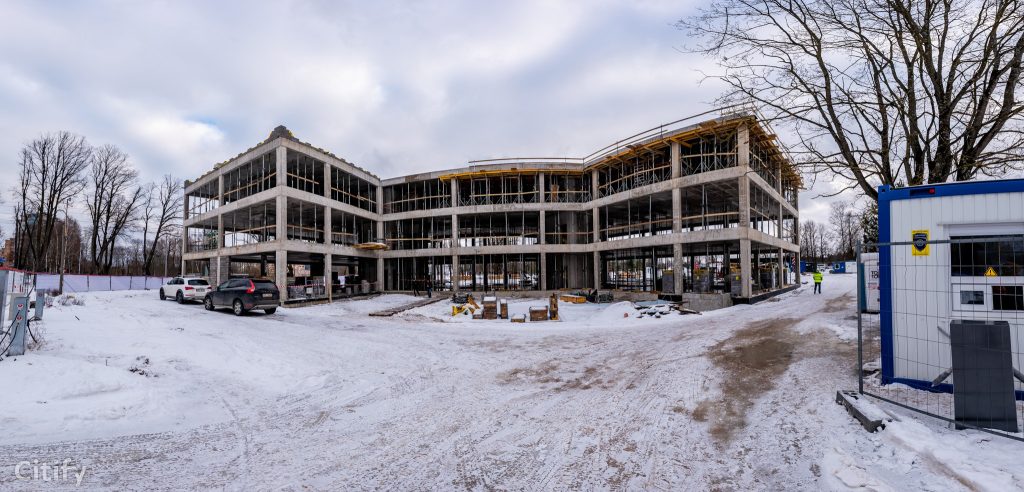 Mežaparka Biroji (Ķelnes iela 1) - Verslo centras - statybų nuotraukos