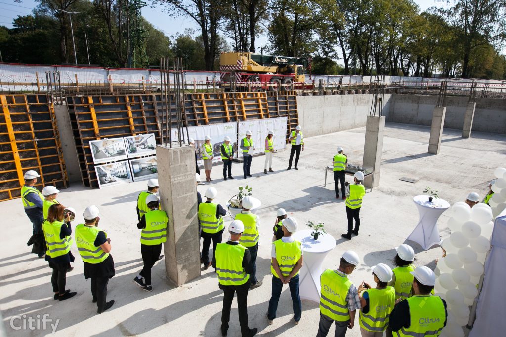 Mežaparka Biroji (Ķelnes iela 1) - Verslo centras - statybų nuotraukos