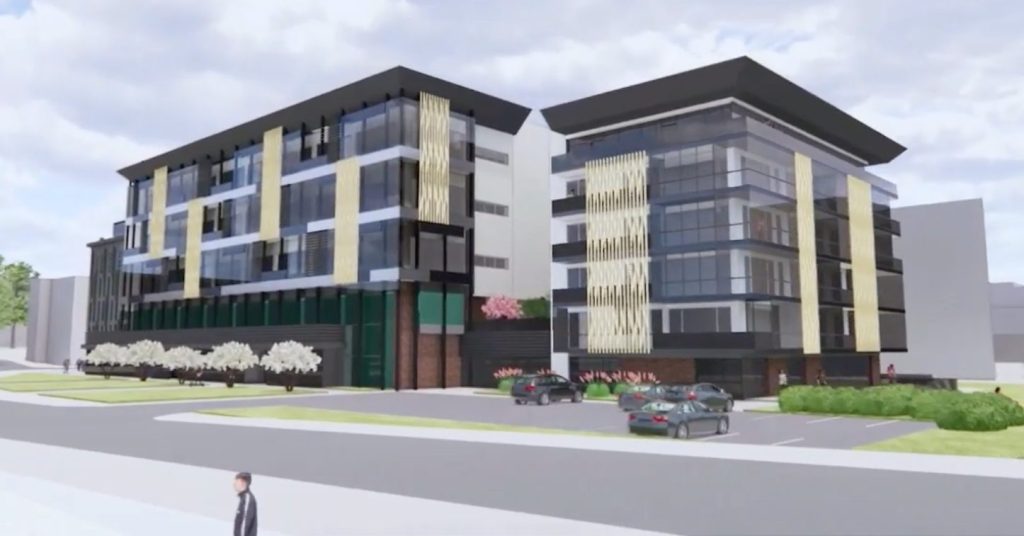 Danes g. 6 (Danes g. 6) - Multi apartment, Office center - visualization