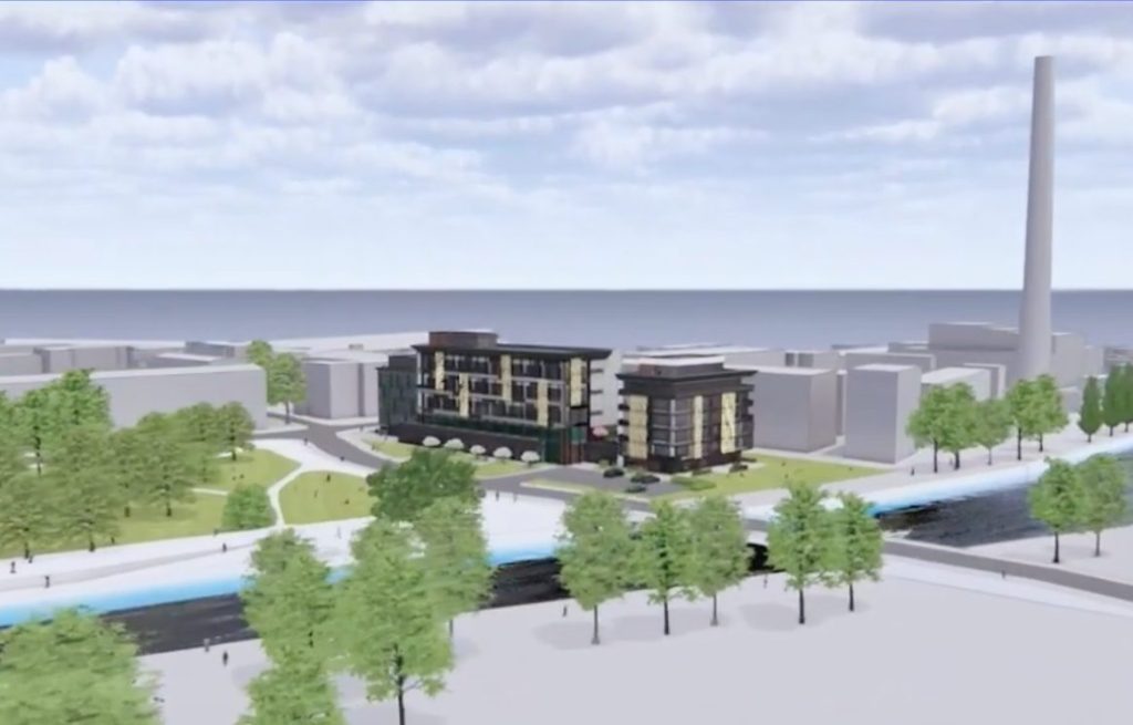 Danes g. 6 (Danes g. 6) - Multi apartment, Office center - visualization