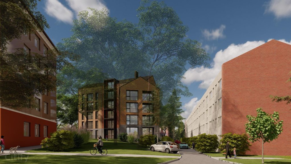 Eduarda Smiļģa iela 42A (Eduarda Smiļģa iela 42A) - Multi apartment - visualization