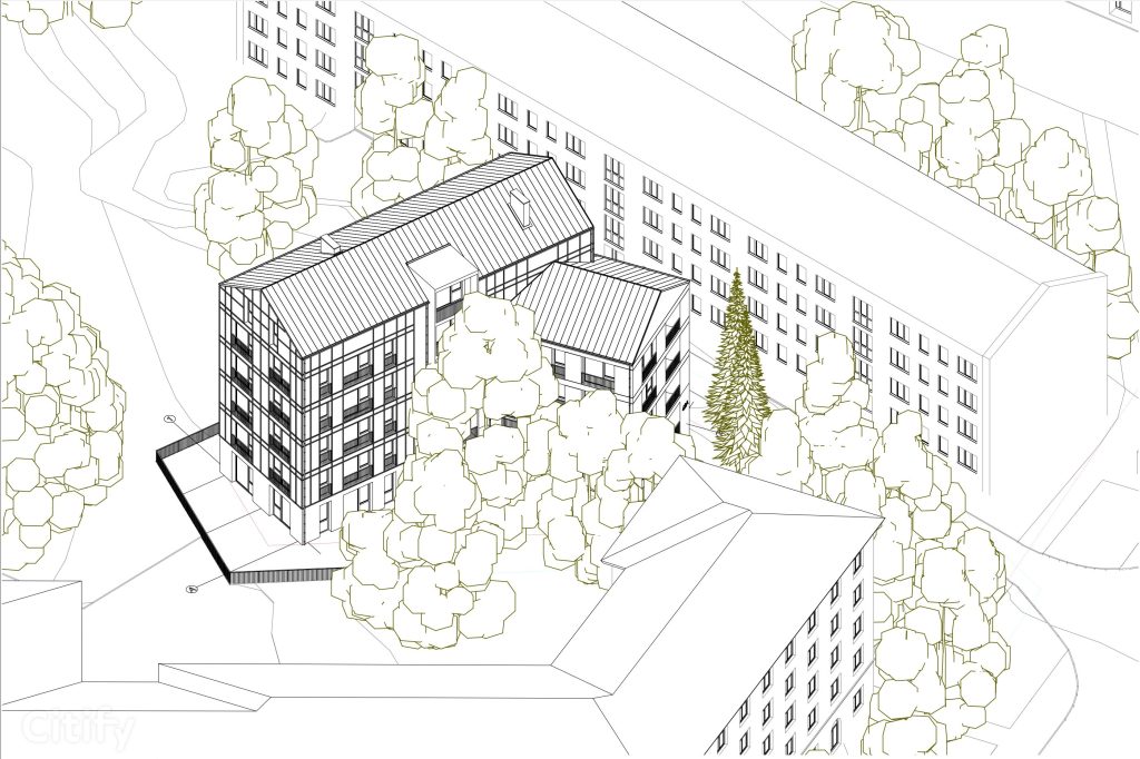 Eduarda Smiļģa iela 42A (Eduarda Smiļģa iela 42A) - Multi apartment - visualization