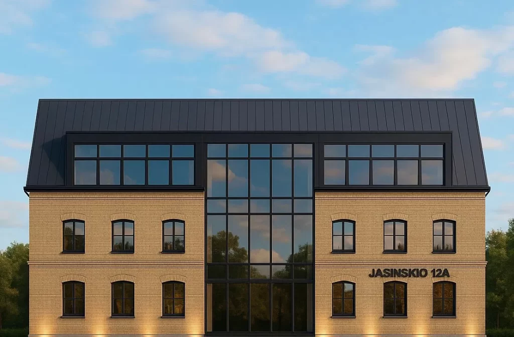 Jasinskio 12A (J. Jasinskio g. 12A) - Multi apartment, Office center - visualization