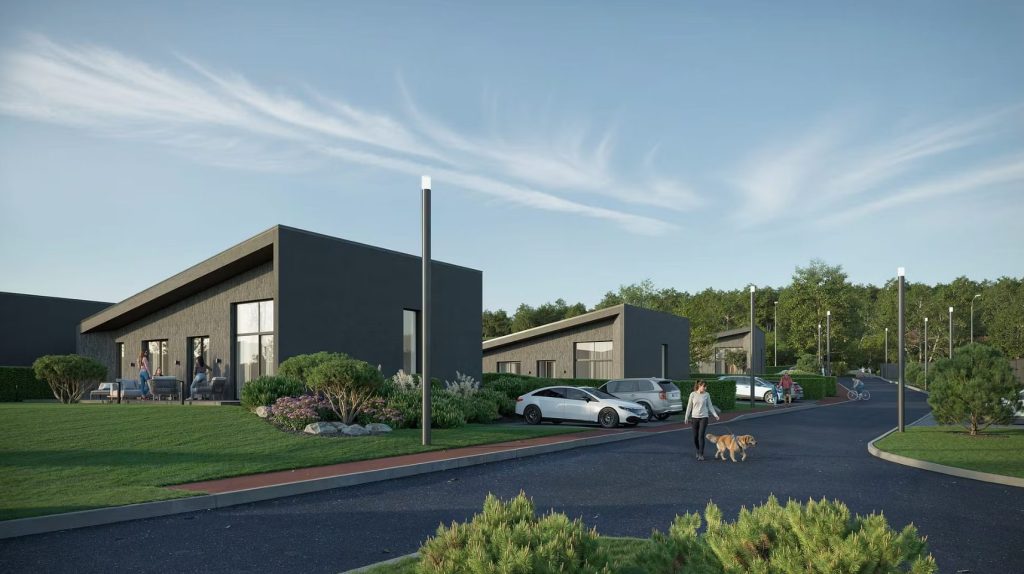 Kalno rezidencija (Kalno g.) - Private house community - visualization