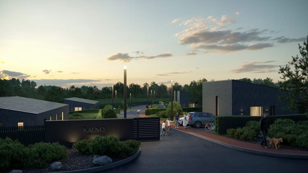 Kalno rezidencija (Kalno g.) - Private house community - visualization