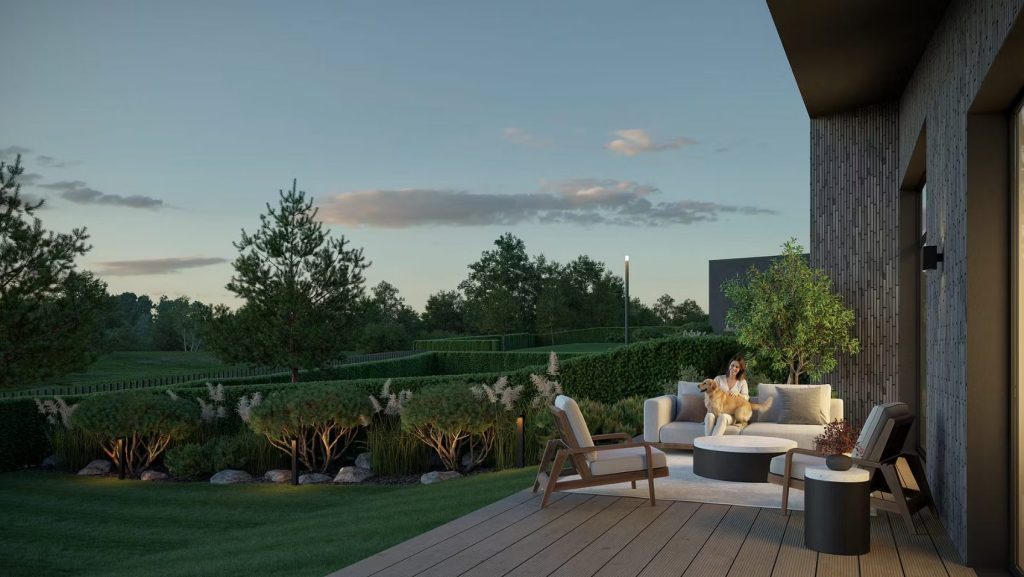 Kalno rezidencija (Kalno g.) - Private house community - visualization