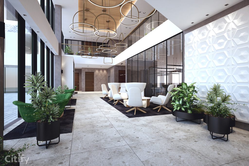 Mežaparka Biroji (Ķelnes iela 1) - Verslo centras - vizualizacija