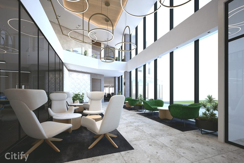 Mežaparka Biroji (Ķelnes iela 1) - Verslo centras - vizualizacija