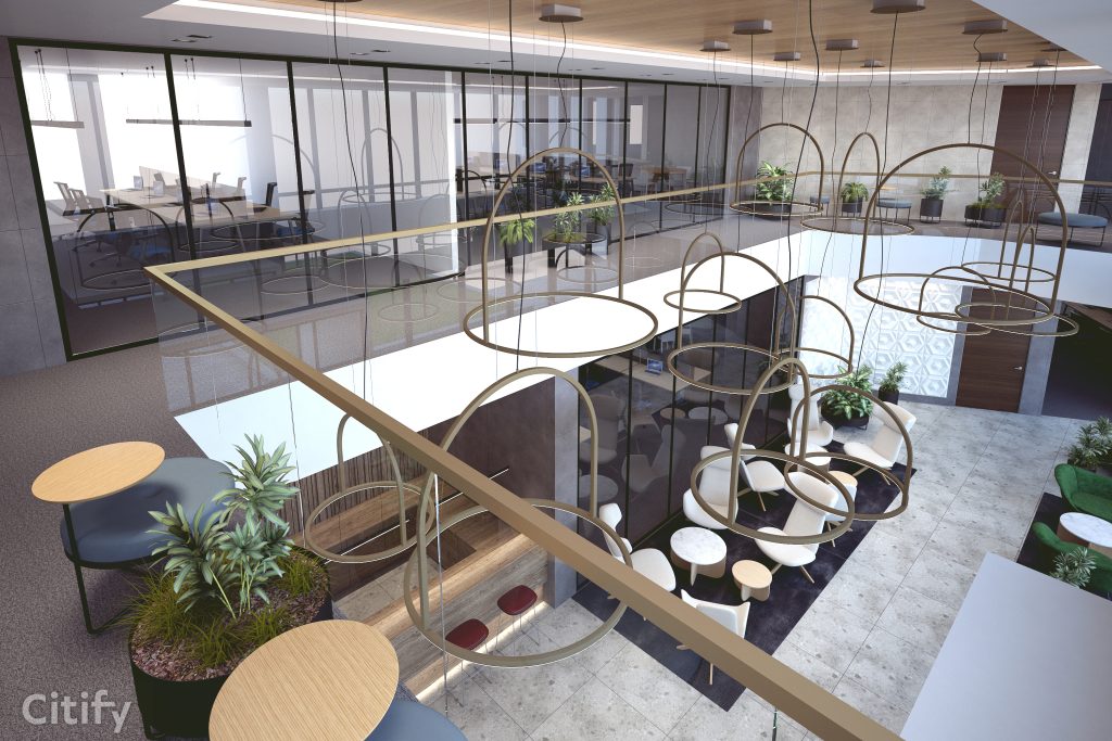 Mežaparka Biroji (Ķelnes iela 1) - Verslo centras - vizualizacija