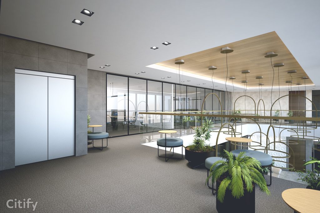 Mežaparka Biroji (Ķelnes iela 1) - Verslo centras - vizualizacija