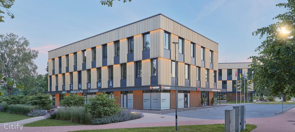 Mežaparka Biroji (Ķelnes iela 1) - Verslo centras - vizualizacija